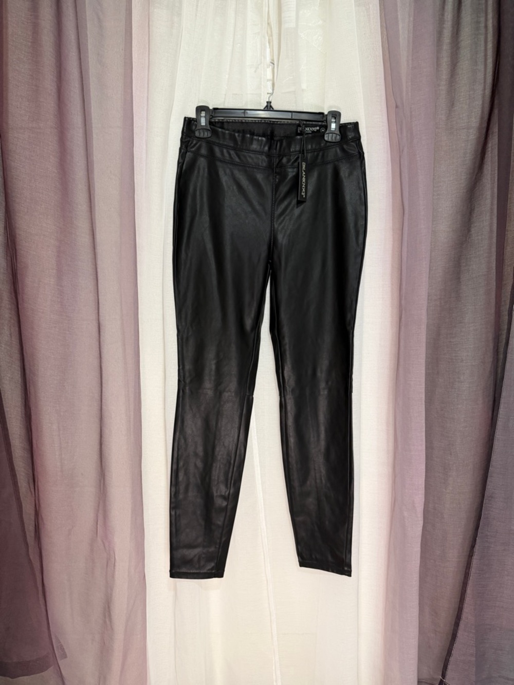 Faux Leather Black Leggings NWT